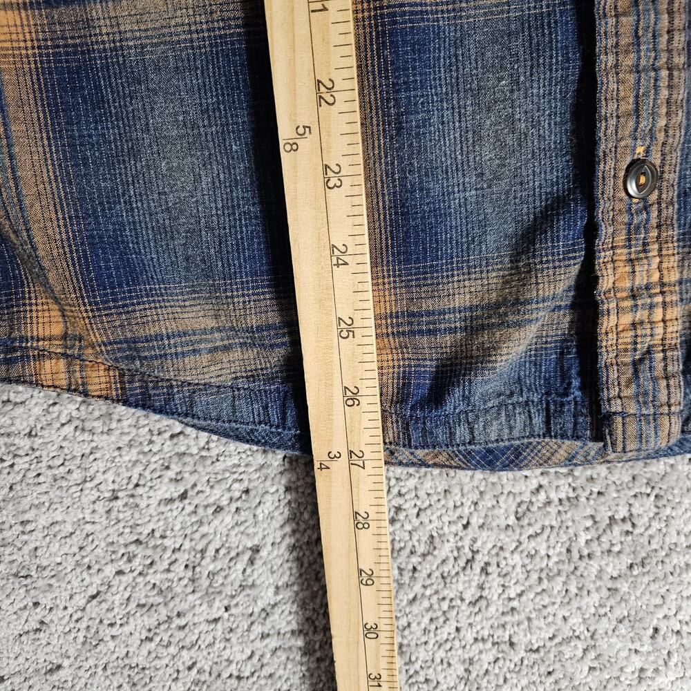 Fat Face Shirt Mens XL Blue Button Down Plaid Cabincore Outdoors Nature - Picture 8 of 10